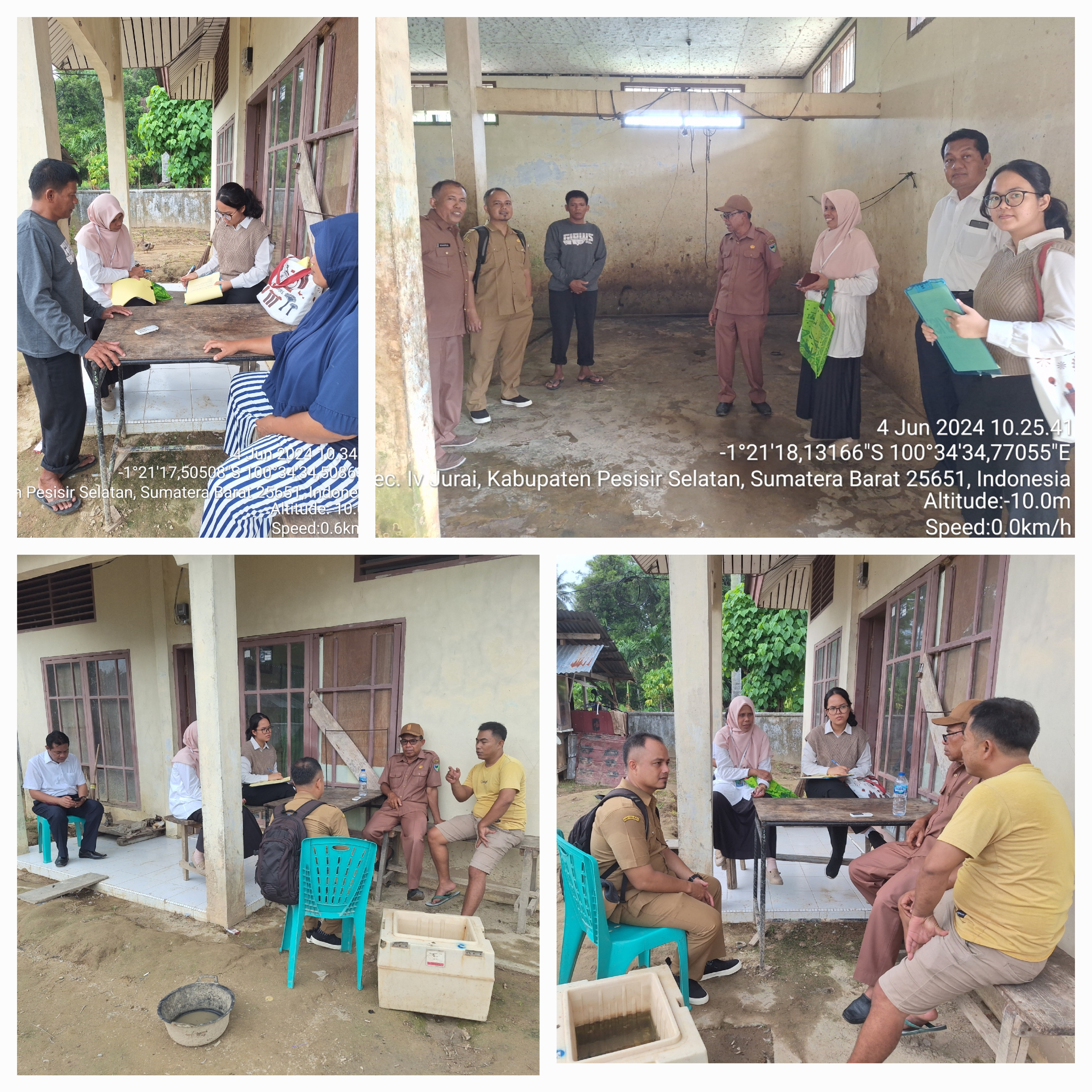 KEPALA PUSKESWAN PAINAN MELAKUKAN PENDAMPINGAN TIM BPKP SUMATERA BARAT MELAKSANAKAN EVALUASI  ATAS R