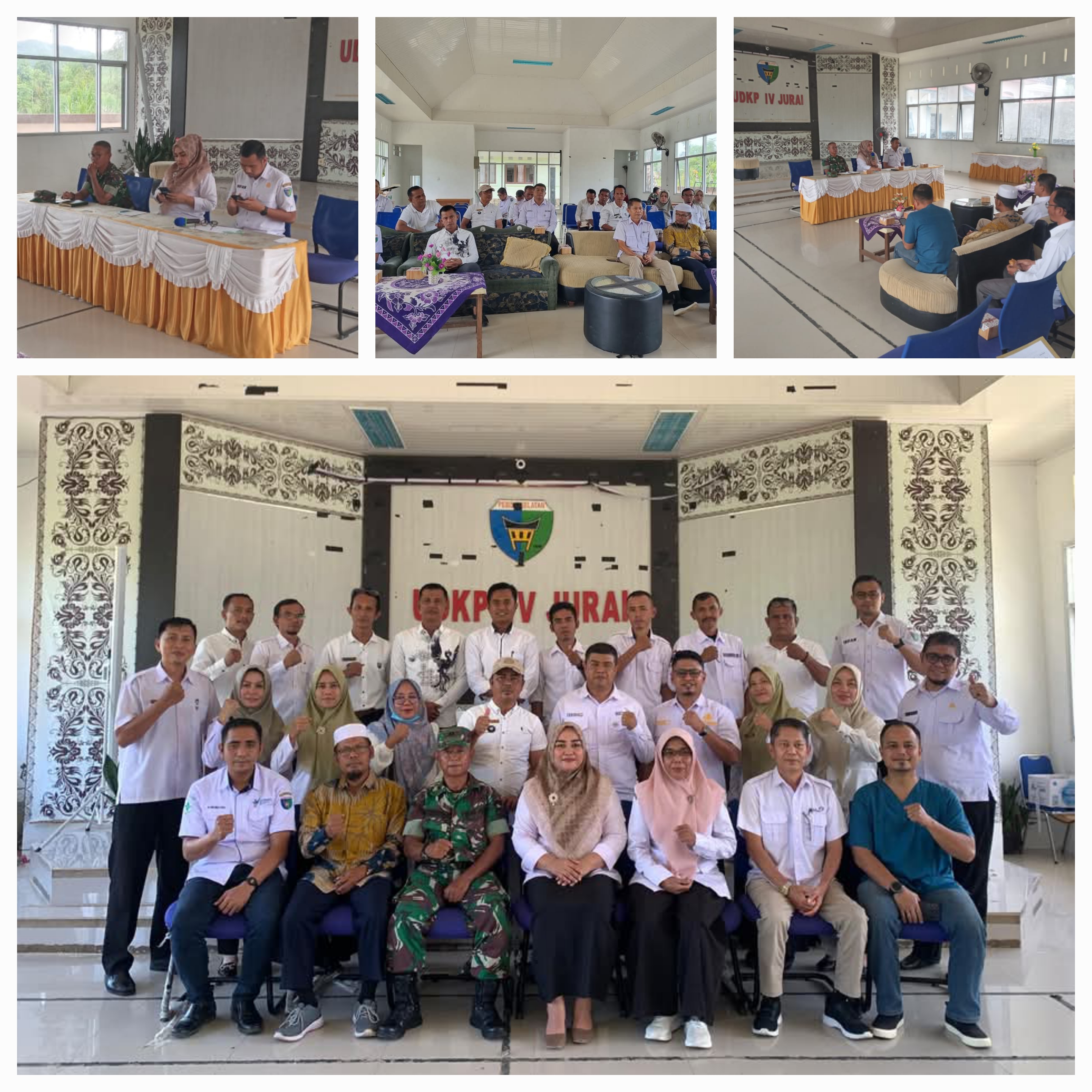 KEPALA PUSKESWAN TERPADU PAINAN MENGIKUTI RAPAT KOORDINASI LINTAS SEKTOR SE-KECAMTAN IV JURAI TAHUN 