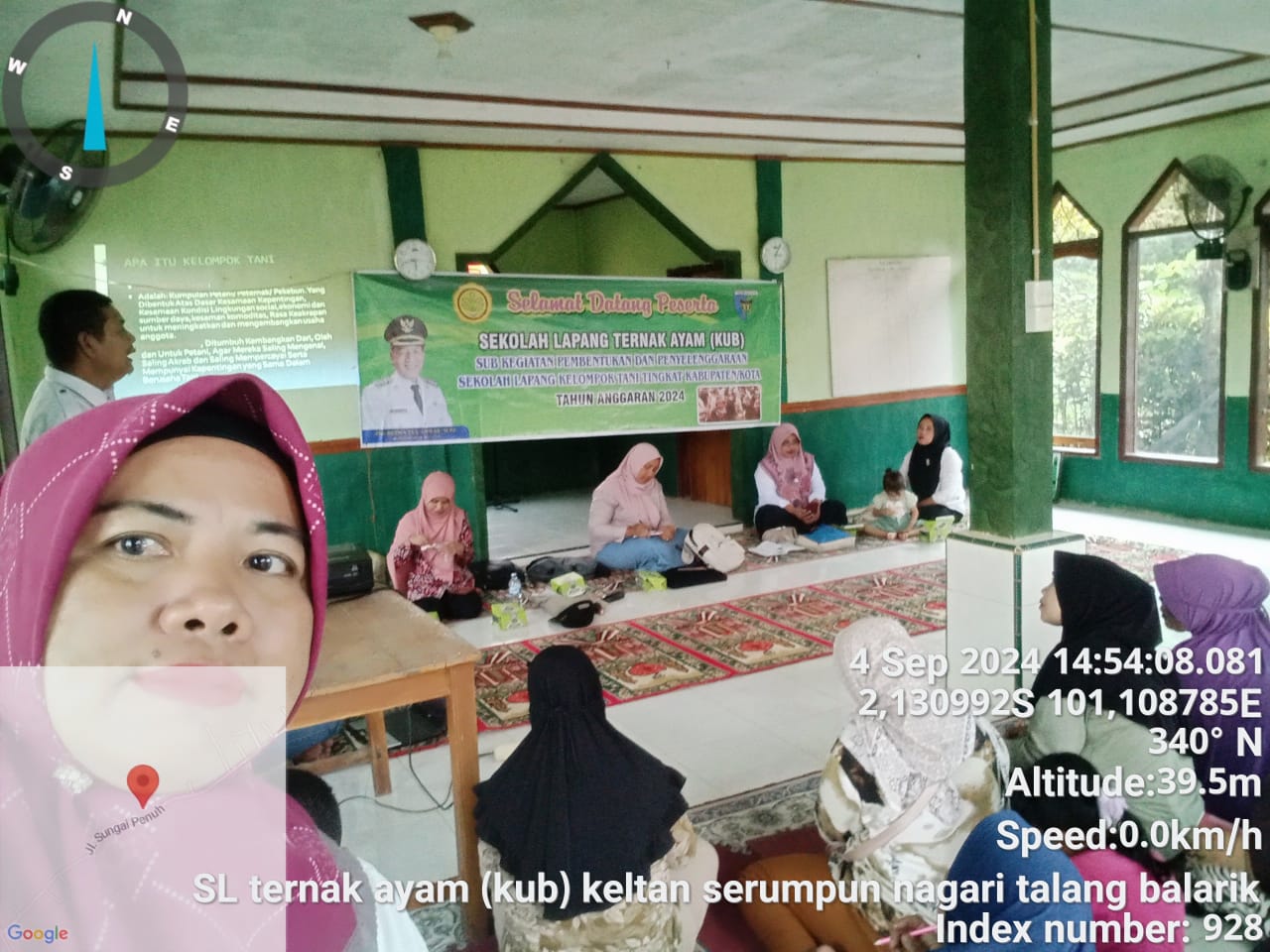 Pertemuan SL Ternak Ayam kelompok tani Serumpun Nagari Talang balarik