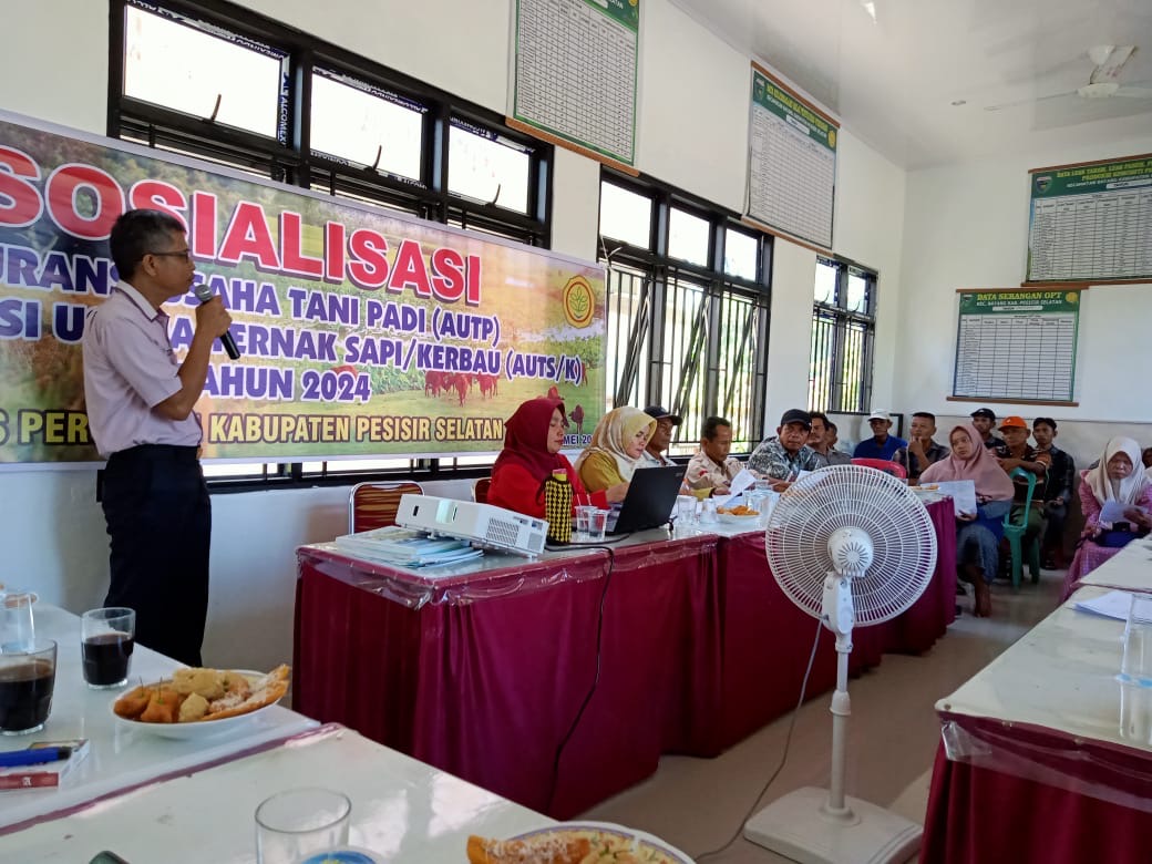 Sosialisasi Program Asuransi Usaha Tani Padi (AUTP) dan Asuransi Usaha Ternak Sapi/Kerbau (AUTSK) ta