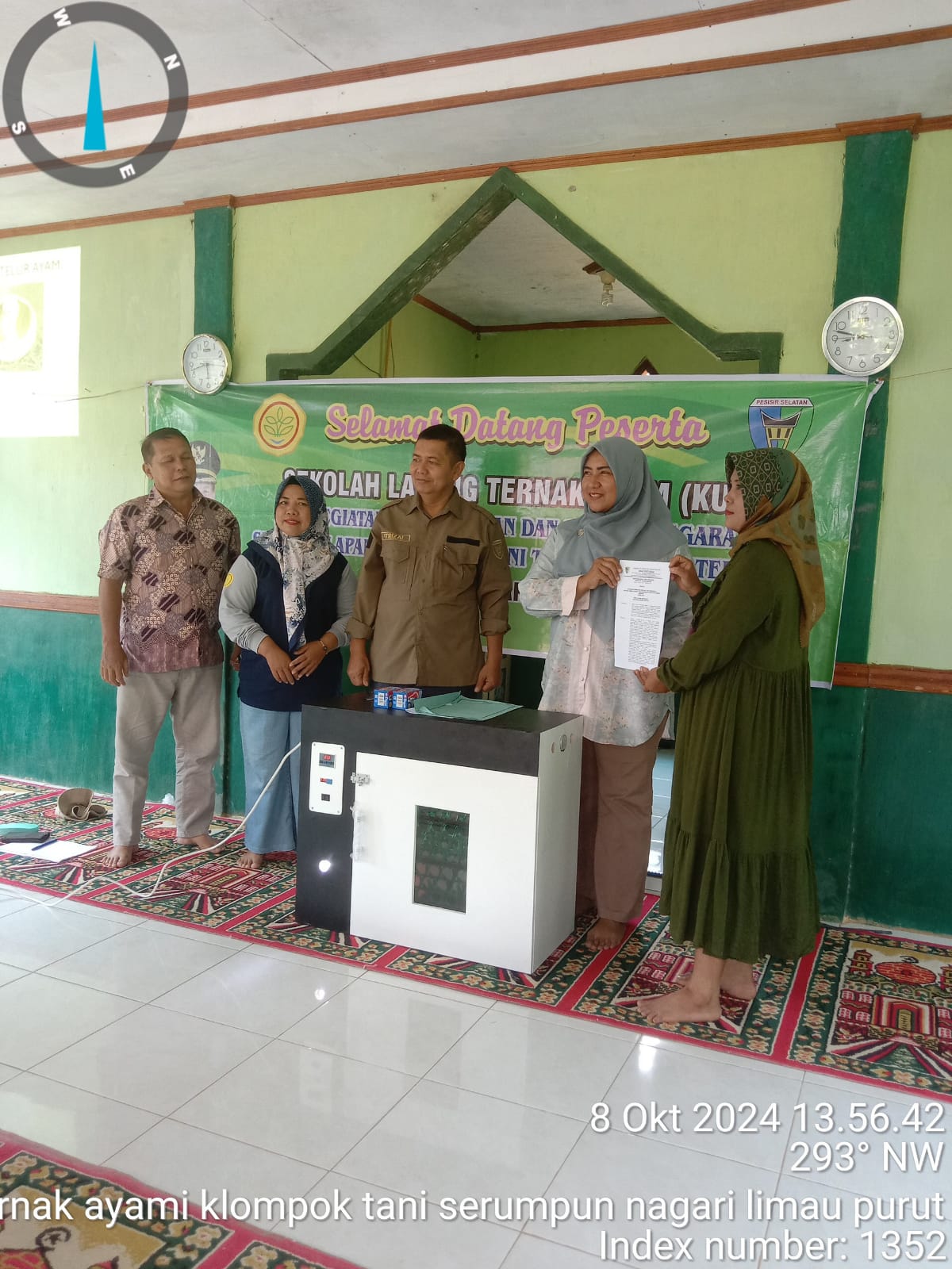 Pertemuan Ke 3 SL Ternak ayam tentang Penetasan telur Ayam Buatan kelompok tani serumpun Nagari Tala