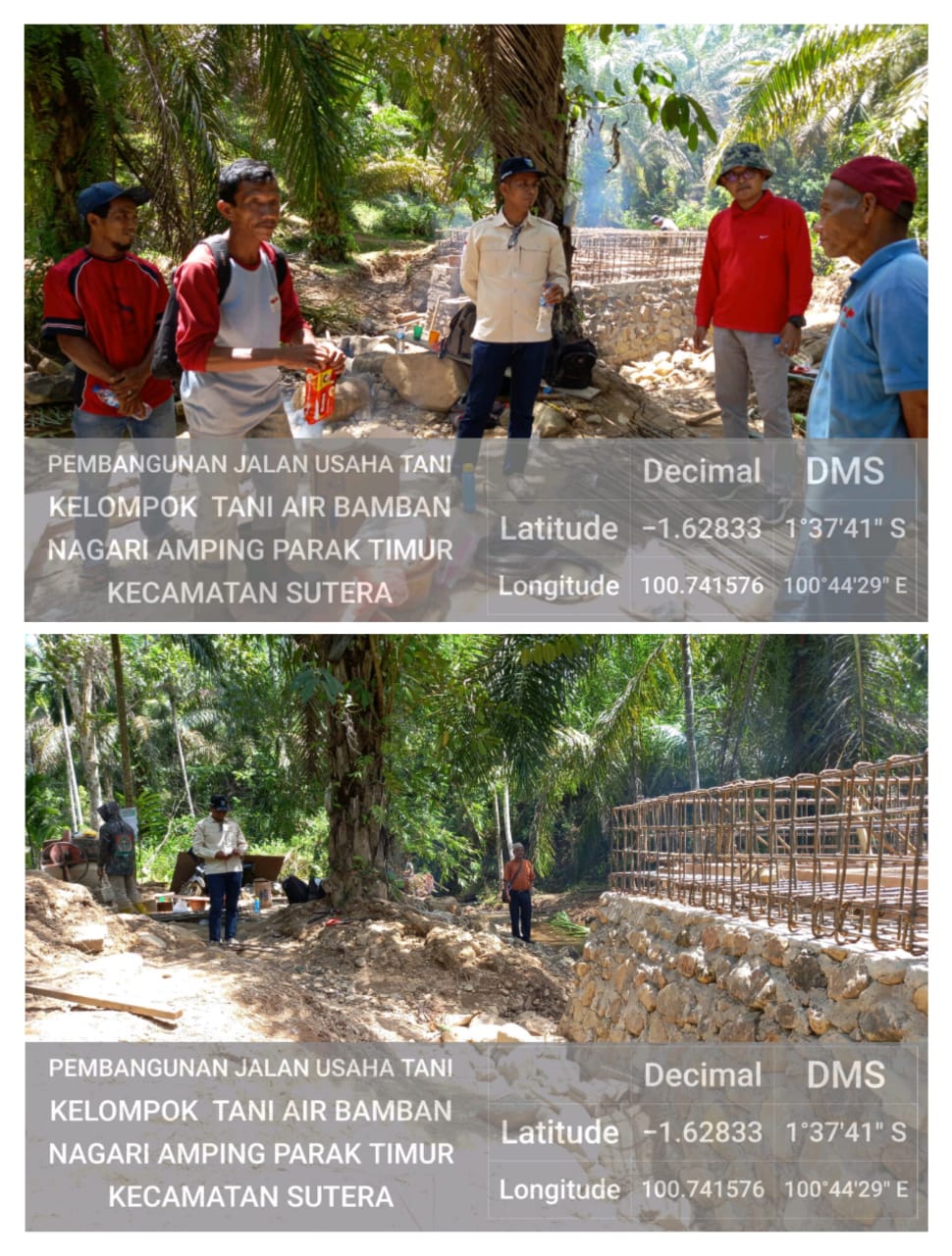 MONITORING DAN EVALUASI KEGIATAN PEMBANGUNAN/REHABILITASI DAN PEMELIHARAAN JALAN PRODUKSI POKTAN AIR