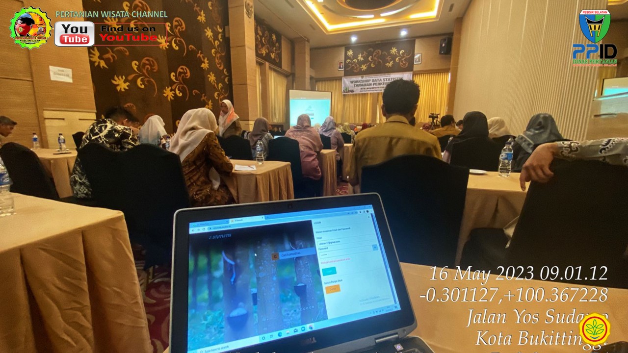 PPL WKPP DUKU KEC. KOTO XI TARUSAN IKUTI WORKSHOP DATA STATISTIK TANAMAN PERKEBUNAN 