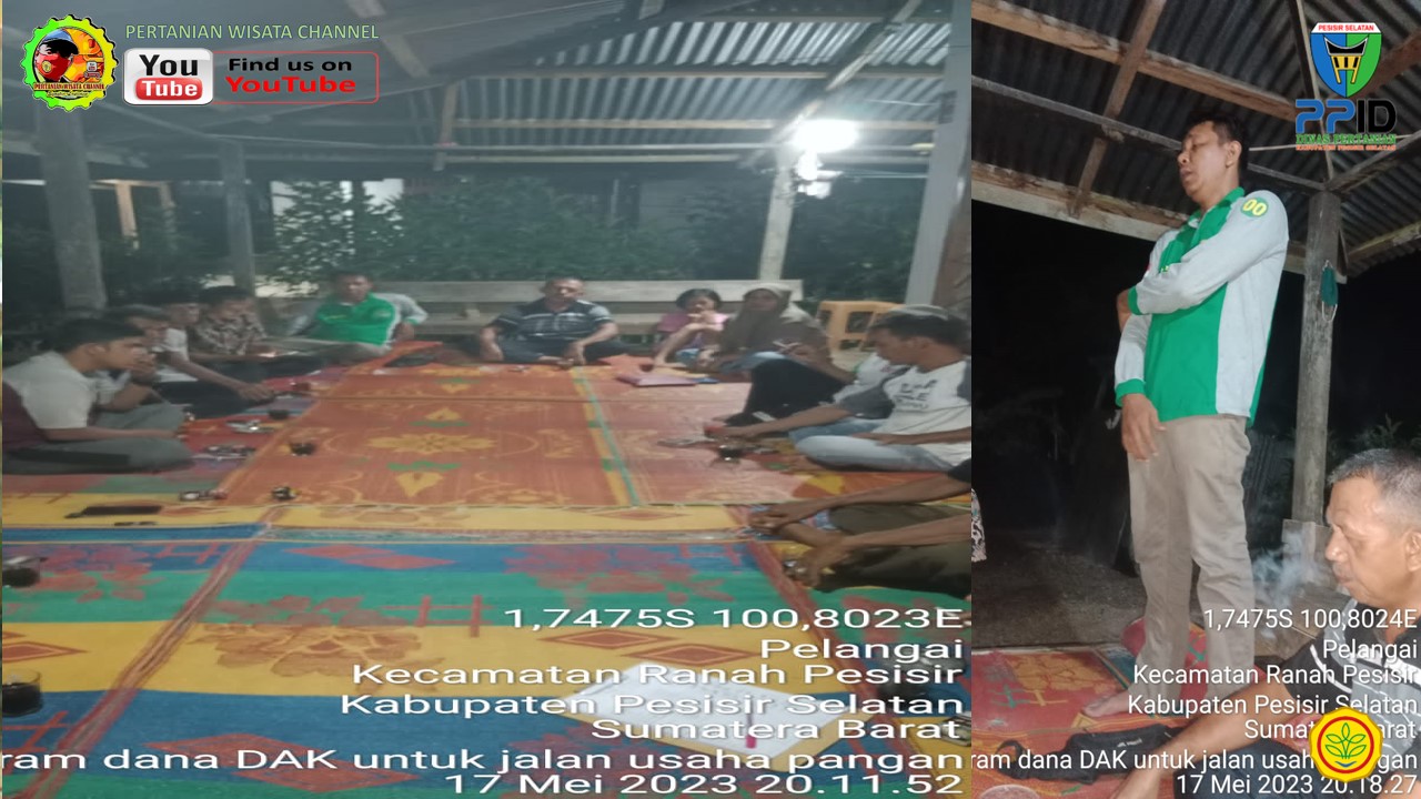 BPP RANAH PESISIR MELAKSANAKAN SOSIALISASI PEMBIAYAAN USAHA TANI MELALUI DANA DAK DI SUNGAI LIKU