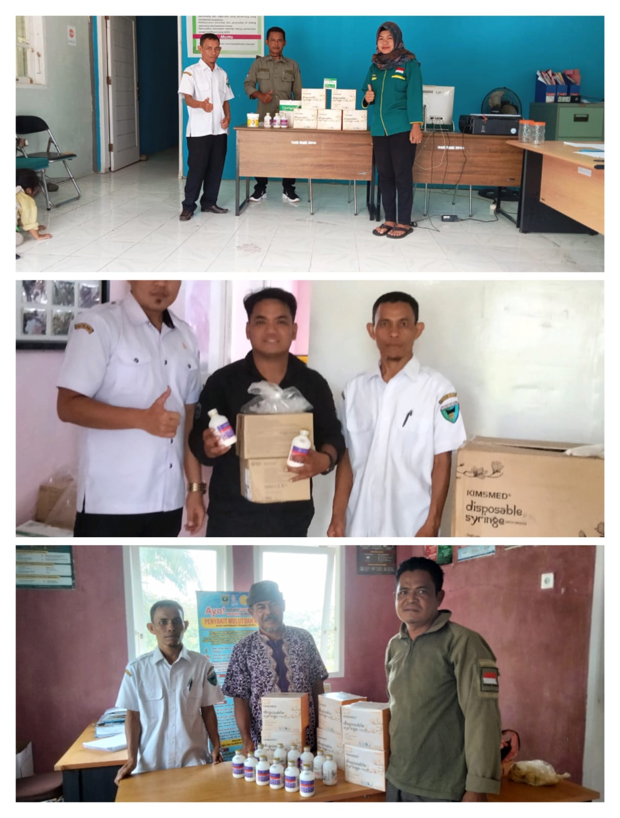 Distribusi Vaksin dan peralatan Vaksinasi Jembrana ke Puskeswan