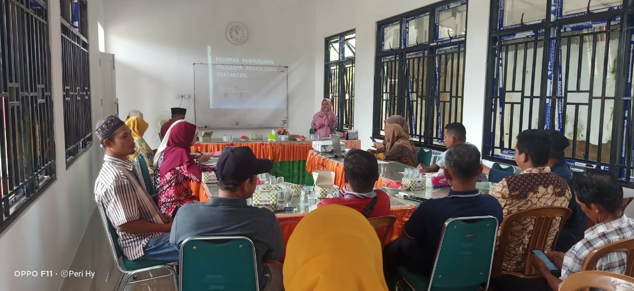 Penyusunan Programa Pertanian Tingkat Kecamatan di BPP Lunang