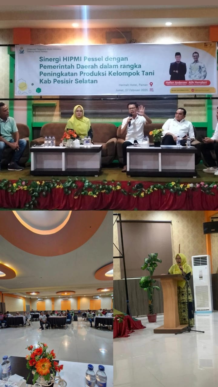 SINERGISITAS HIPMI  DENGAN PEMDA PESSEL DI SEKTOR PERTANIAN