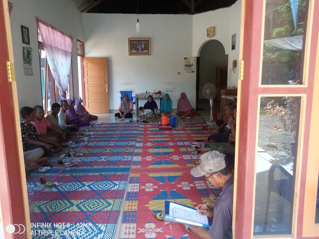 sosialisasi pembangunan Jalan Usaha tani melalui Dana Alokasi Khusus (DAK) pada Poktan Tuah Sepakat 