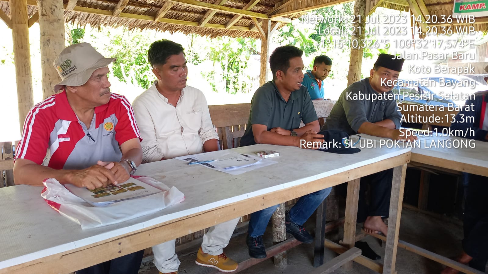 Kadis Pertanian Pessel mengikuti SL Kegiatan UBI di Poktan Langong Koto Berapak Bayang