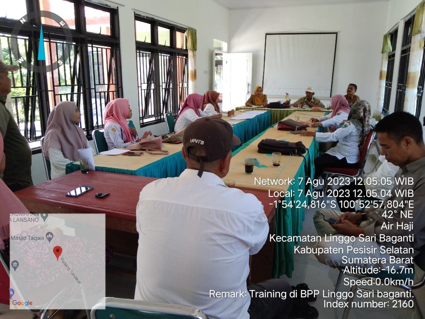 TRAINING LAKU PENYULUH DI BPP LINGGO SARI BAGANTI 