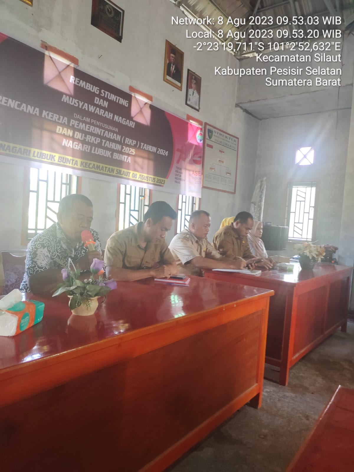 Kegiatan Rembuk Stunting diwilayah Nagari Lubuk Bunta Kecamatan Silaut