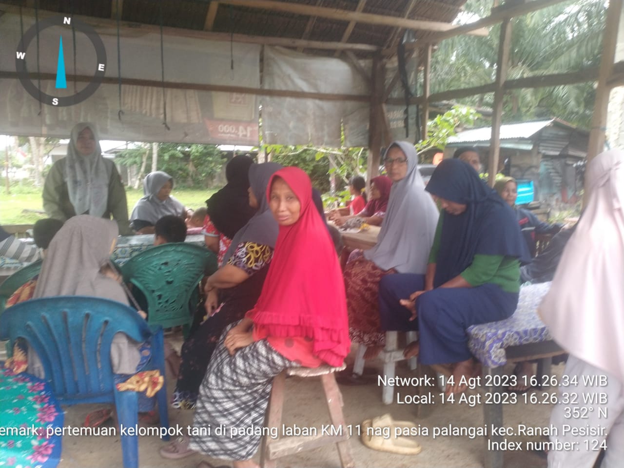 Kegiatan Pertemuan di Kelompok KWT KM 11 Nagari Pasia Pelangai