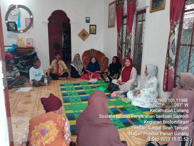 Pembagian Sapras  Kegiatan Padi Biofortifikasi APBN Pusat Dirjen Tanaman Pangan Kementerian Pertania