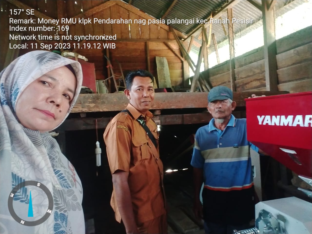 Monev Rice Milling Unit (RMU) Kelompok Tani Pandarahan di Nagari Pasia Pelangai, Kecamatan Ranah Pes