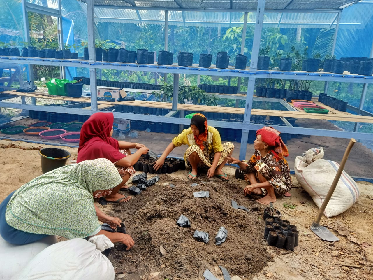 Pendampingan Kegiatan P2L di Nagari Lunang Utara