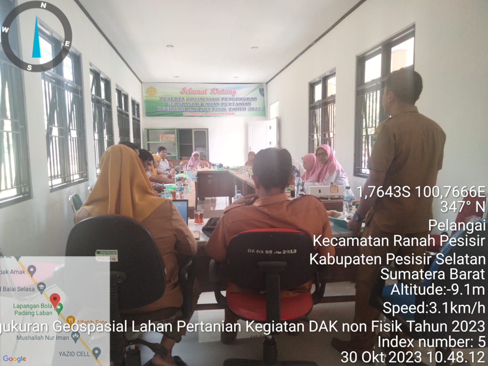 Sosialisasi Pengukuran Geospasial Lahan Pertanian Kegiatan DAK Non Fisik Tahun 2023