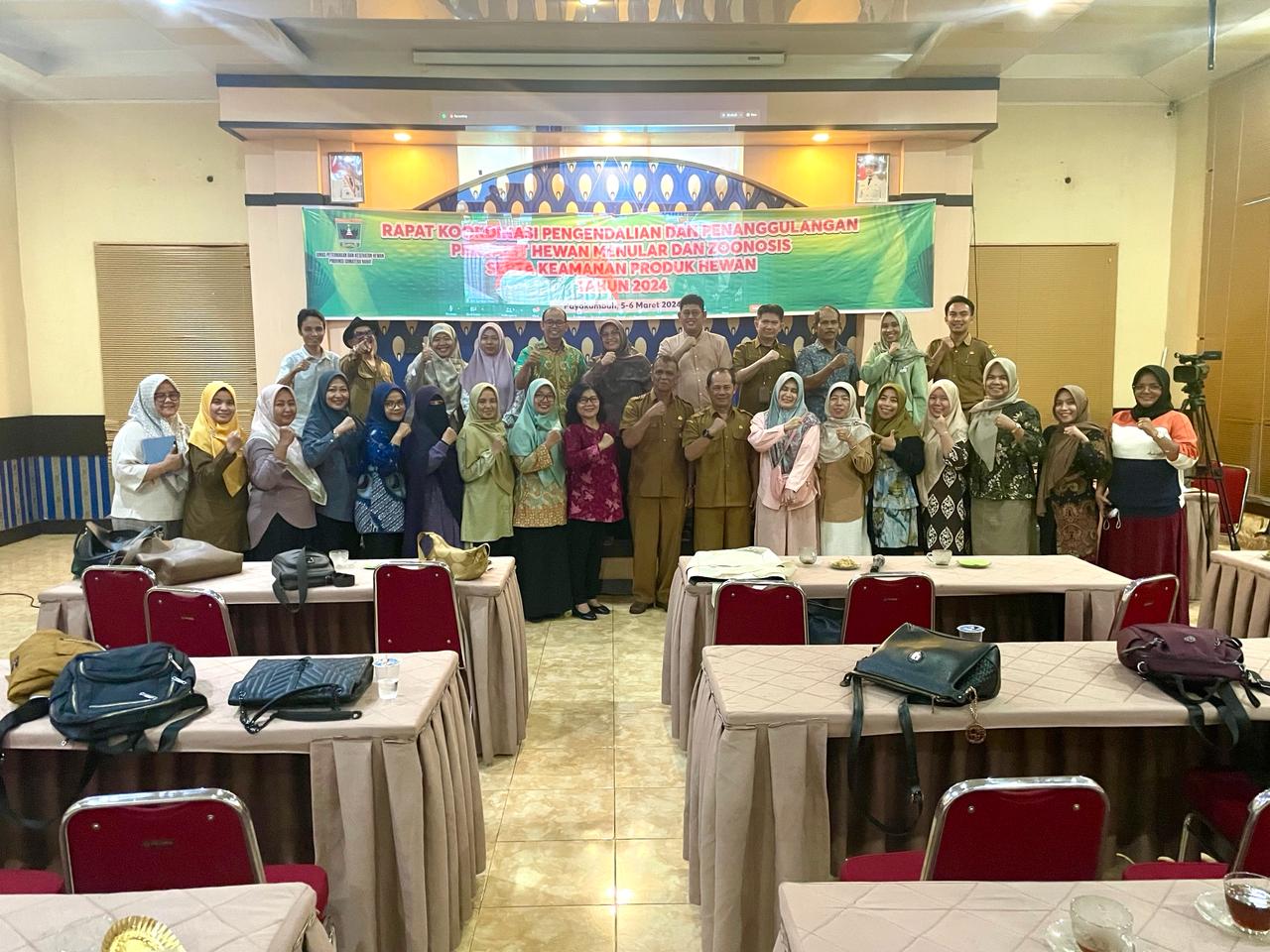 Rapat Koordinasi Pengendalian dan Penanggulangan Penyakit Hewan Menular & Zoonosis Serta Keamanan Pr