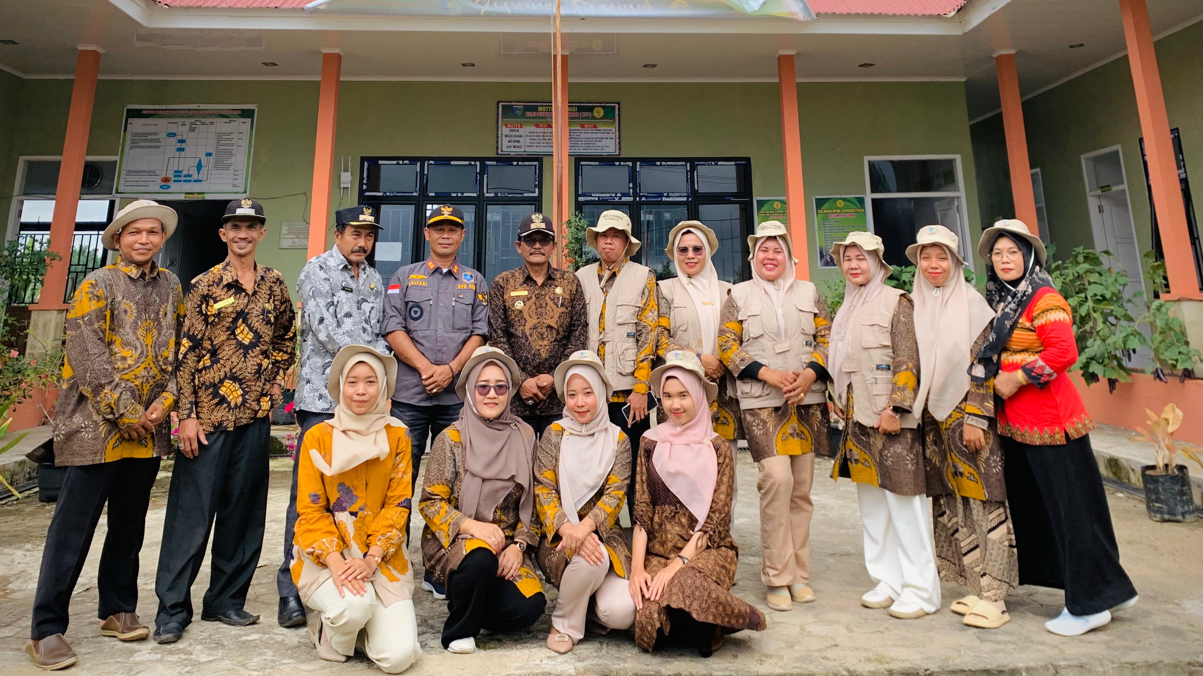 Penilaian BPP dan Petani Berprestasi di kantor BPP Kecamatan Lunang