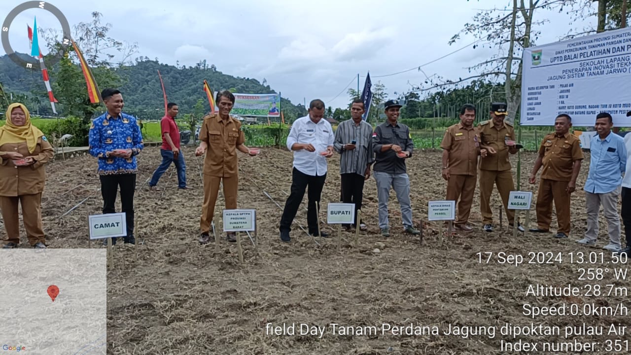 Bupati Pesisir Selatan Hadiri Penanaman Jagung Perdana: Dukung Pertanian Berkelanjutan di Batang Kap
