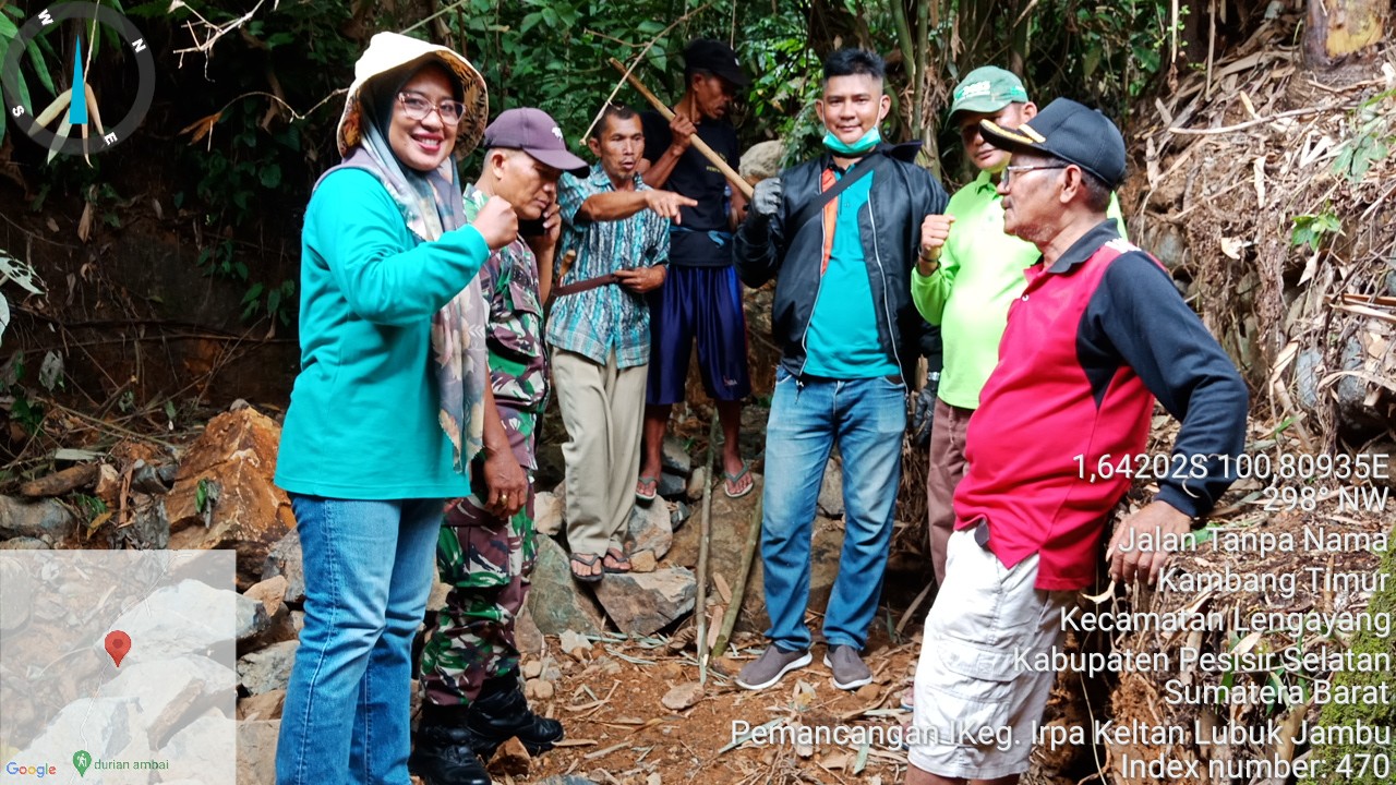 Pemancangan Irigasi Perpipaan di Kec. Lengayang
