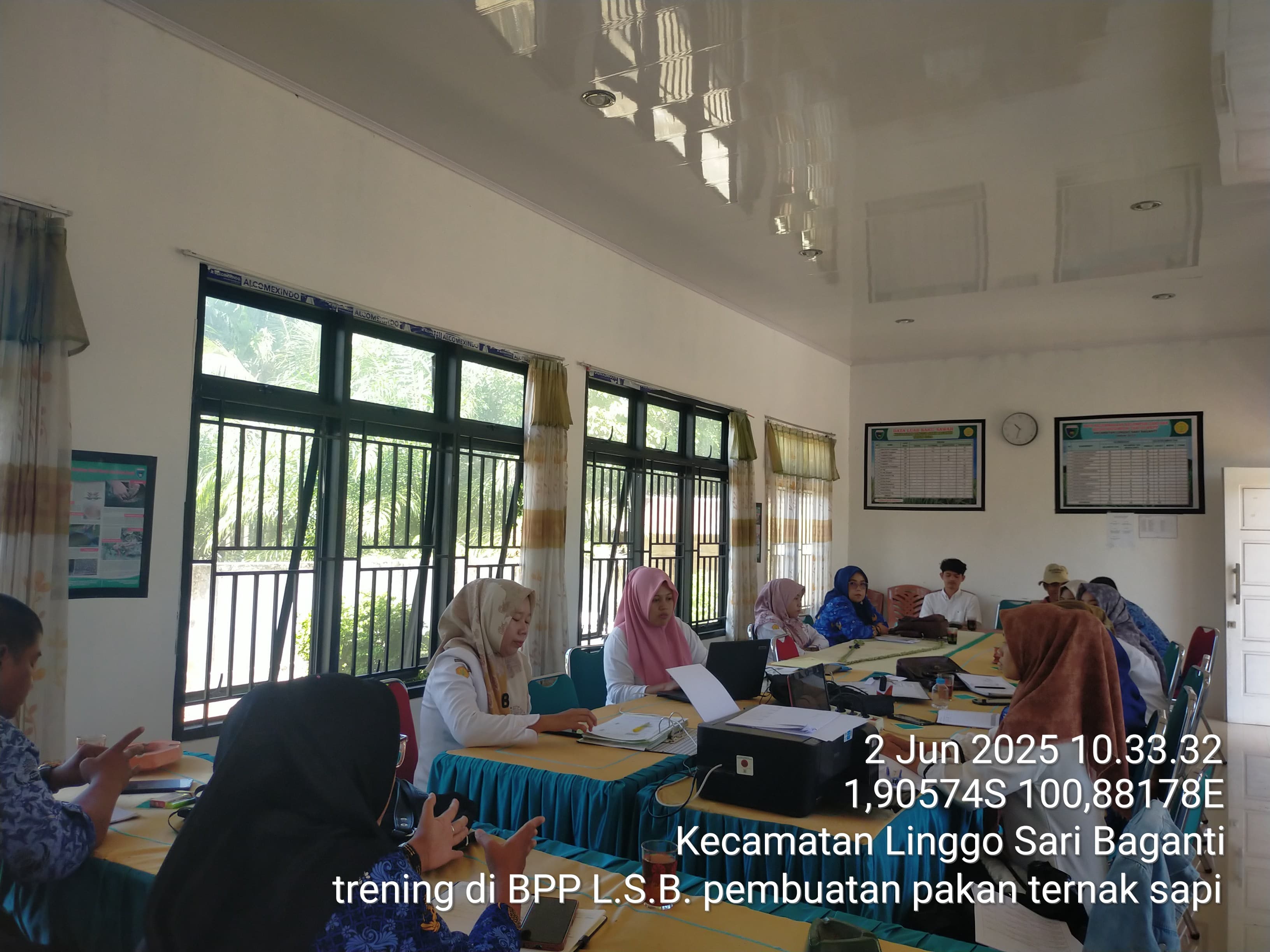 TRAINING DI BPP LSB TEMA PEMBUATAN PAKAN TERNAK