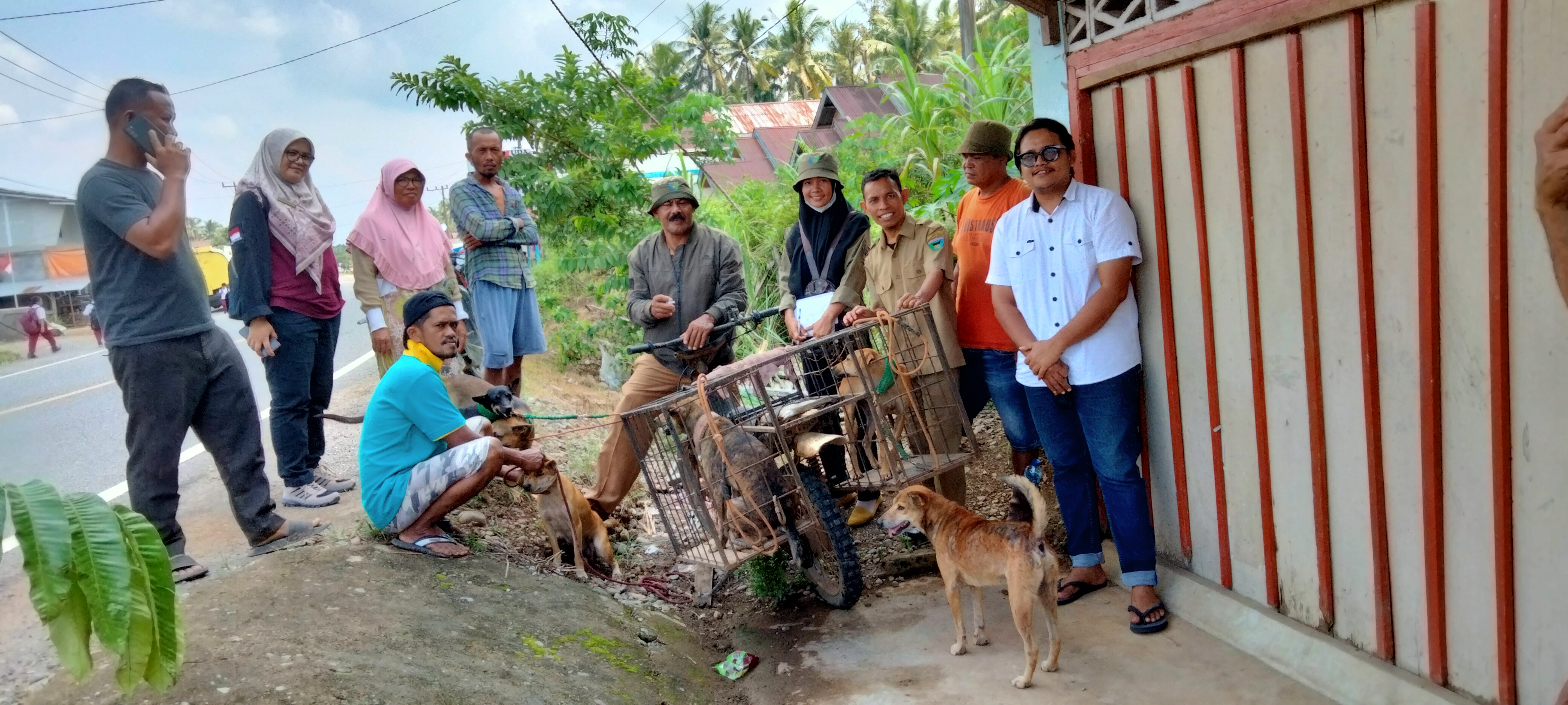 Monitoring Vaksinasi Rabies di Nagari Inderapura Selatan Kecamatan Pancung Soal