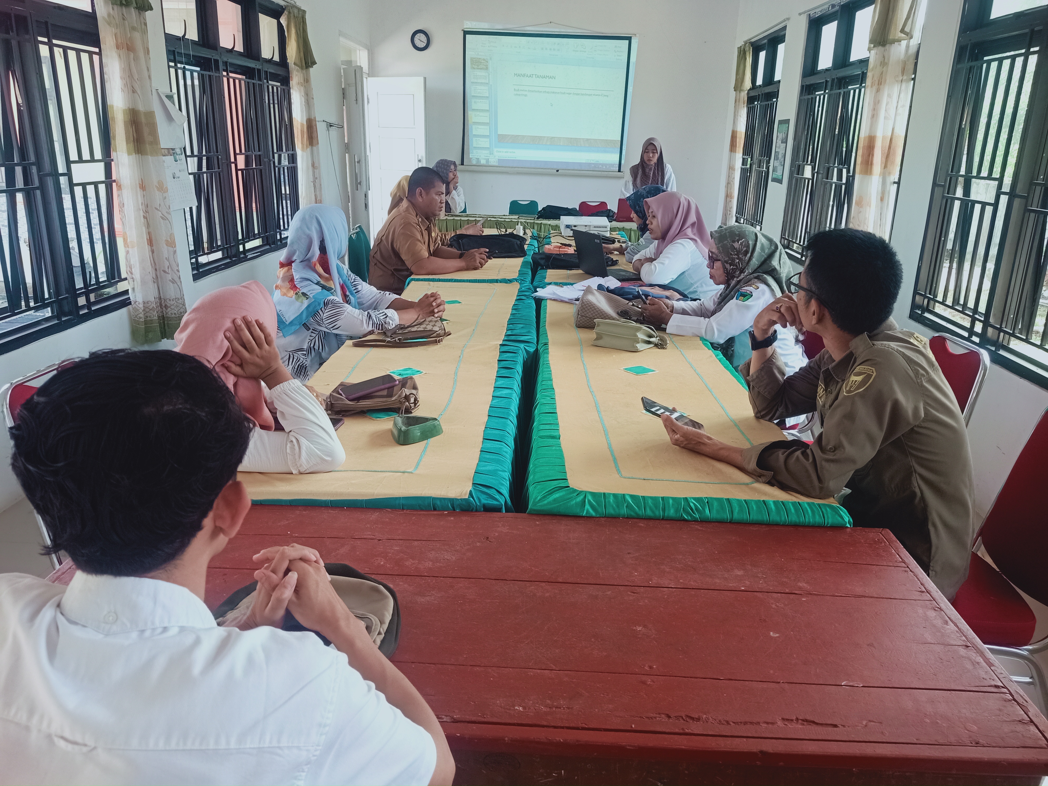 TRAINING DI BPP KECAMATAN LINGGO SARI BAGANTI TENTANG BUDIDAYA MELON DI BPP LSB 