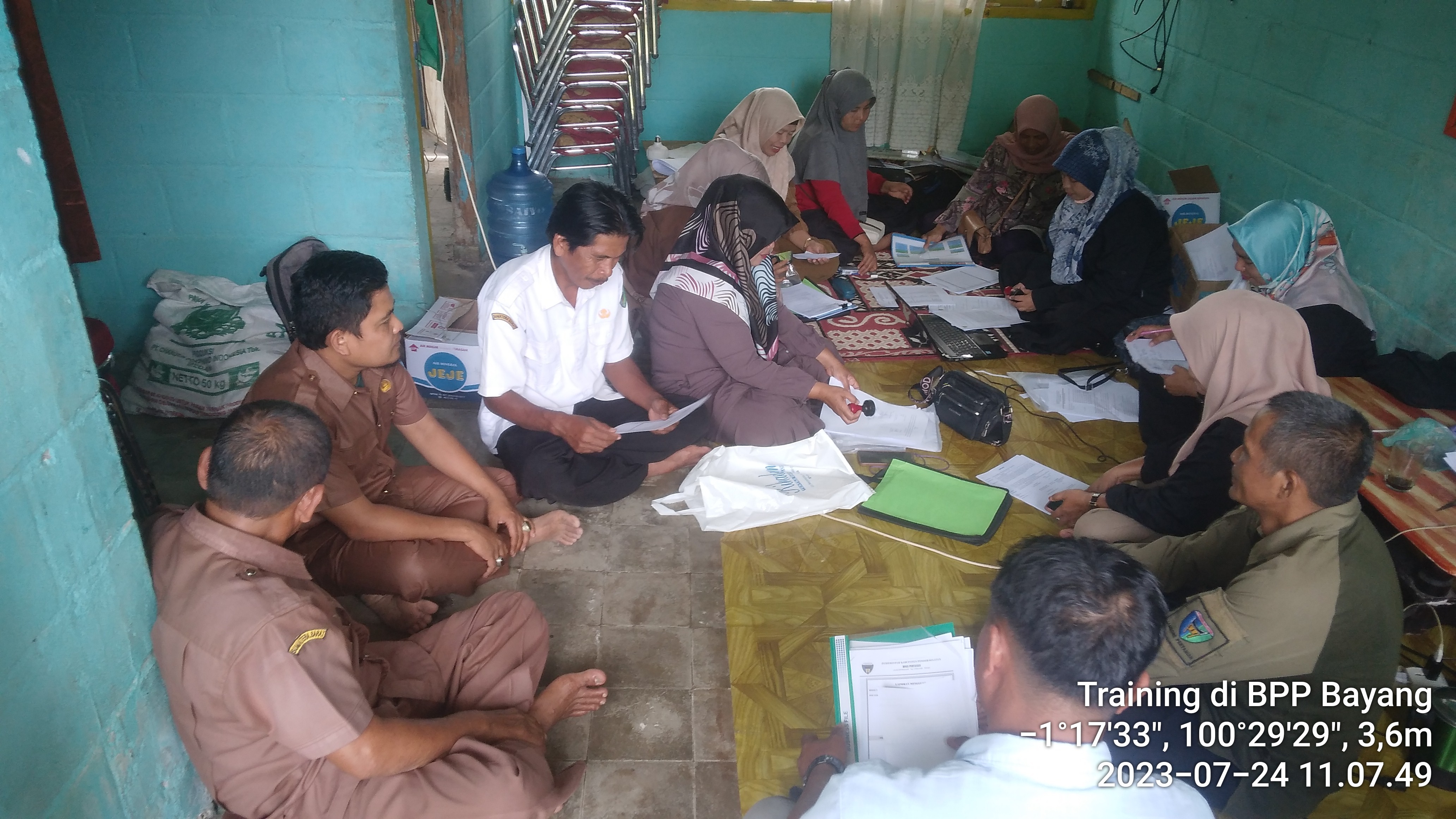 Training dengan Materi Program P2L di BPP Bayang