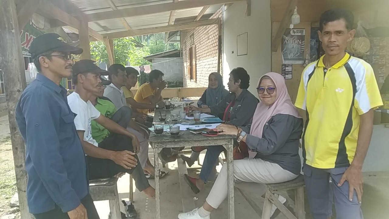 PENDAMPINGAN PENYULUH PERTANIAN VERIFIKASI CPCL KEGIATAN PENGEMBANGAN TANAMAN PINANG TAHUN 2023 DI K