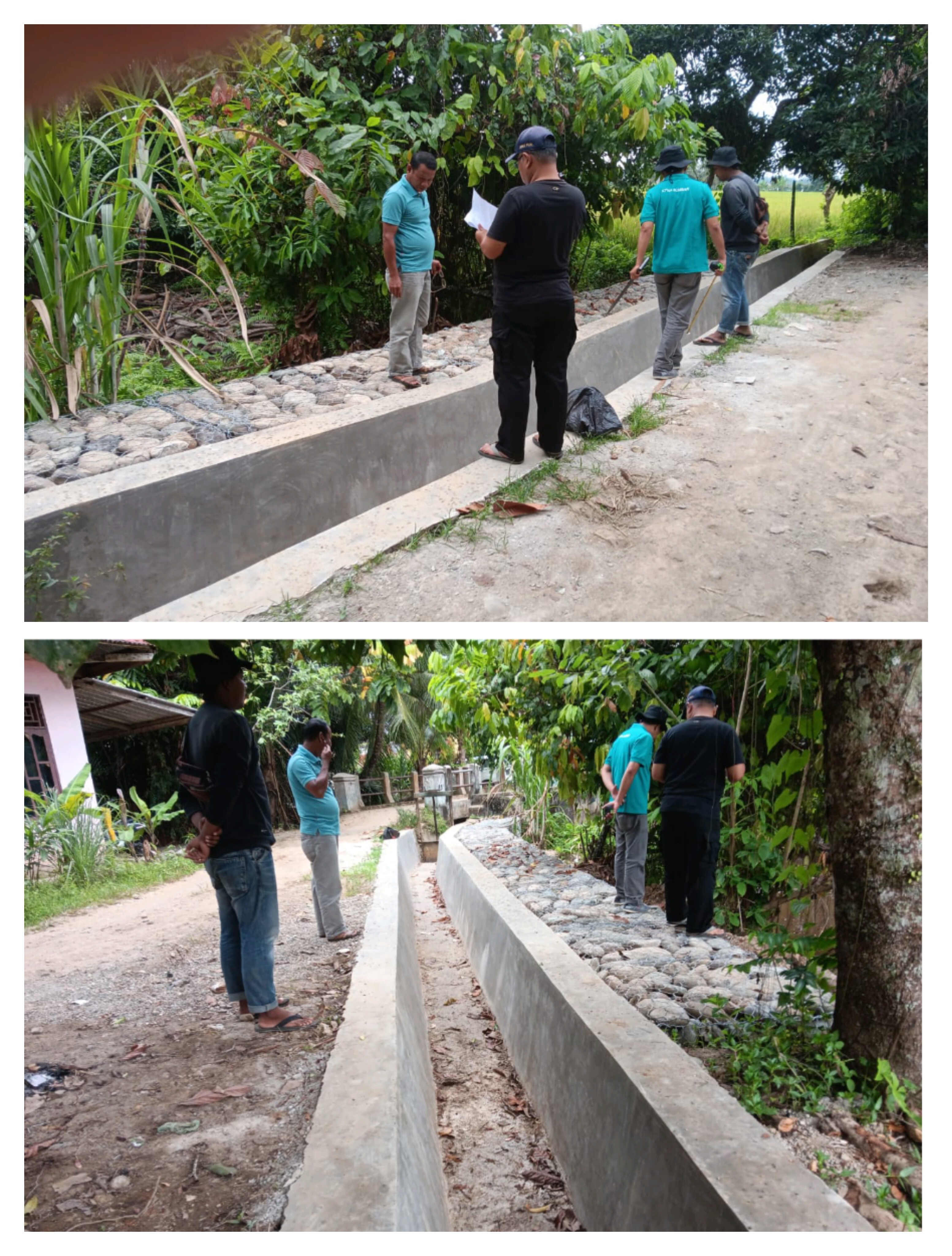 PEMBANGUNAN JARINGAN IRIGASI KELOMPOK TANI TAPI BANDA DISERAH TERIMAKAN OLEH PENYEDIA