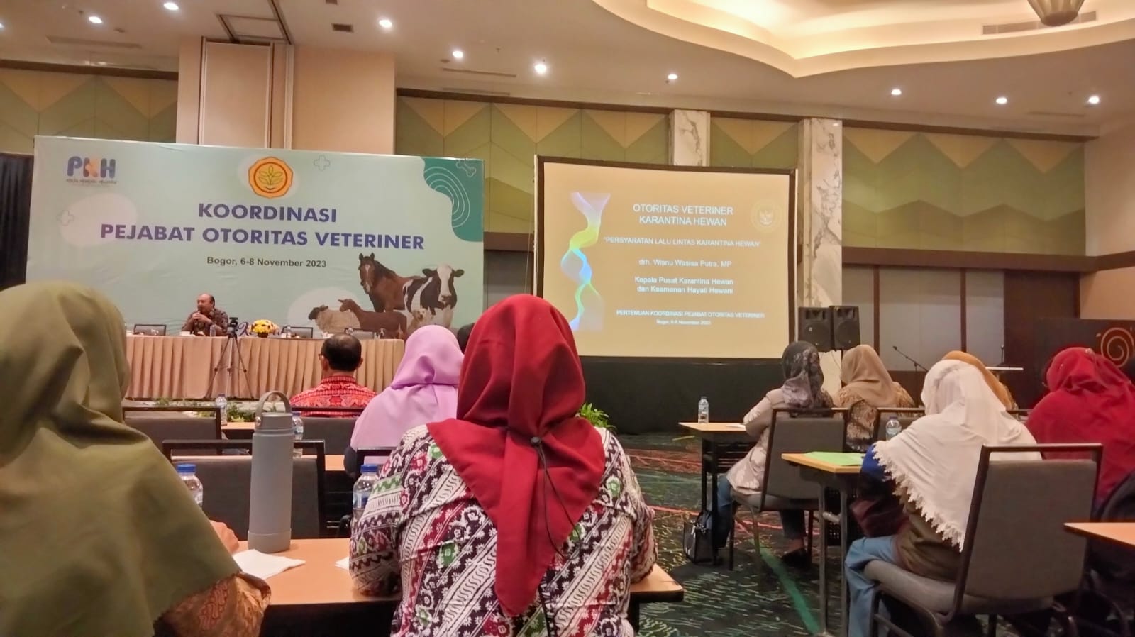 POV Kabupaten Pesisir Selatan hadiri Pertemuan dengan Topik Otoritas Veteriner Karantina