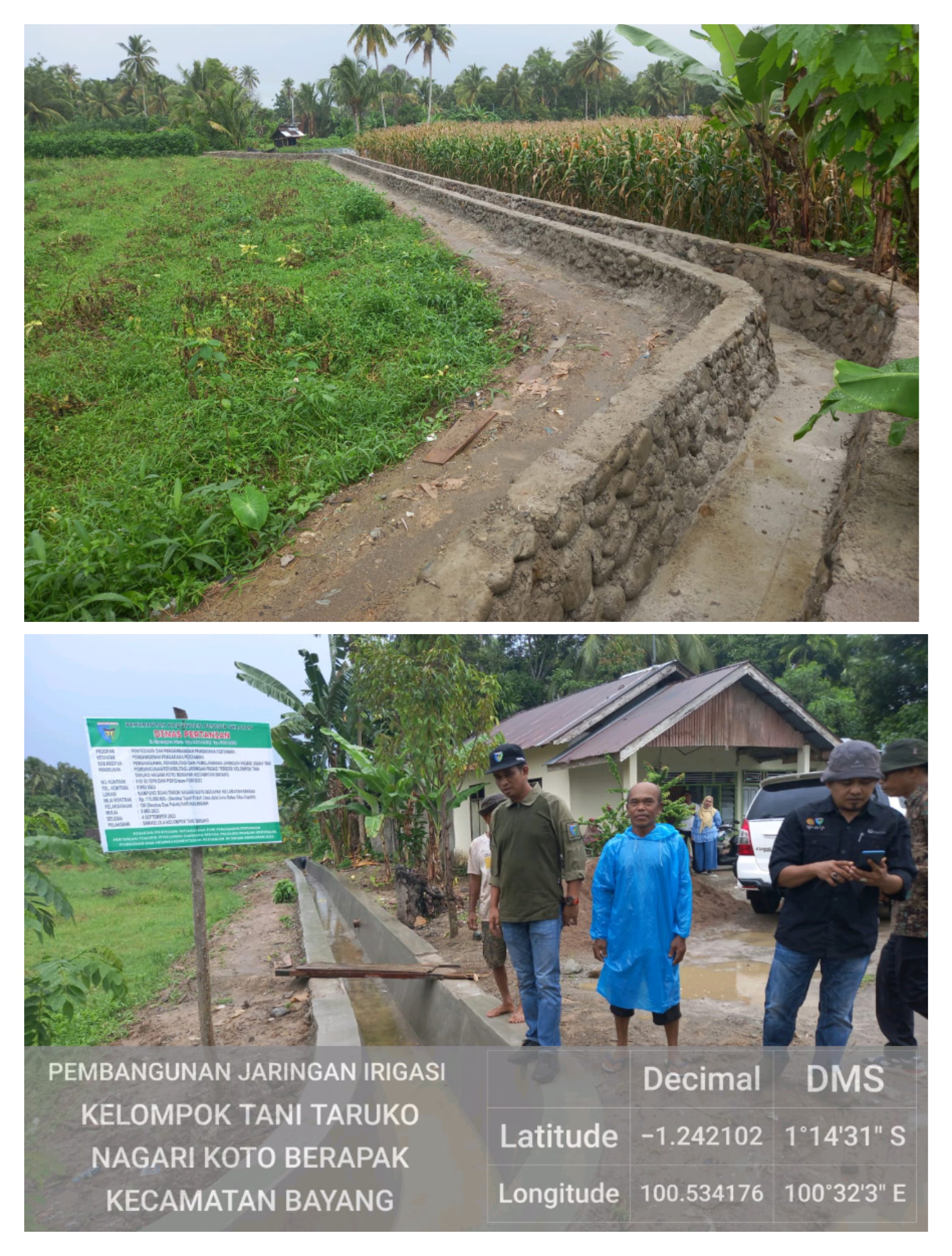 PERCEPATAN PEMBANGUNAN JARINGAN IRIGASI TERSIER DI KELOMPOK TANI TARUKO NAGARI KOTO BERAPAK KECAMATA