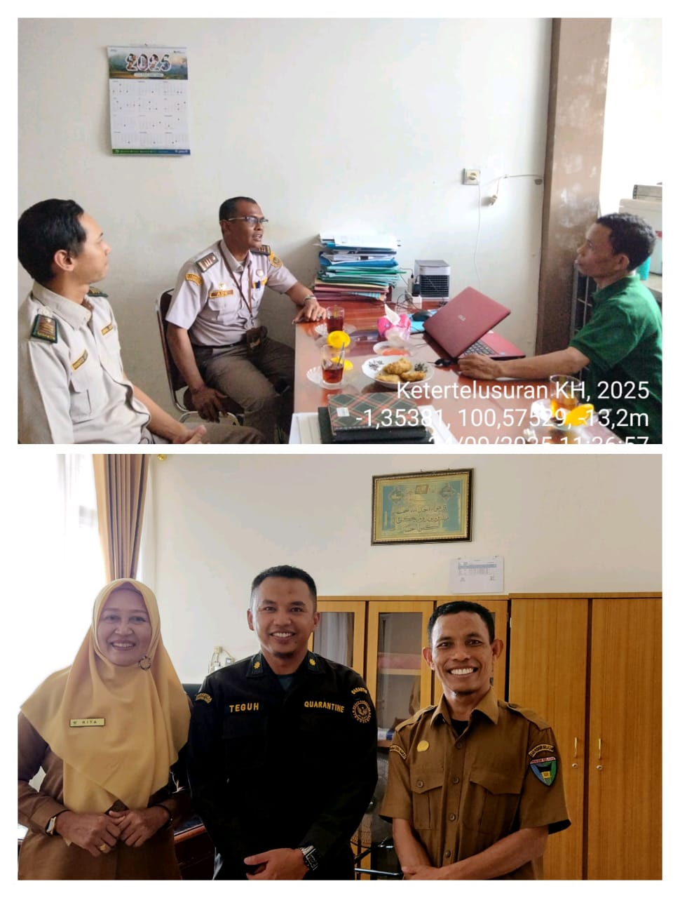 Dengan Balai Karantina Pertanian, Bidang Keswan Lakukan Diskusi Terkait Penelusuran Lalu Lintas Ayam