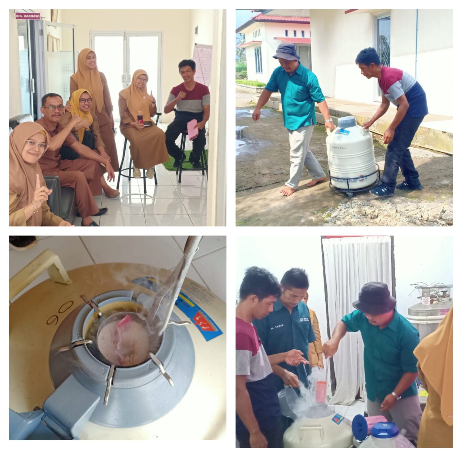 BIDANG PETERNAKAN MELAKUKAN PEMBELIAN FROZEN SEMEN KE UPT BPTSD TUAH SAKATO DI PAYAKUMBUH