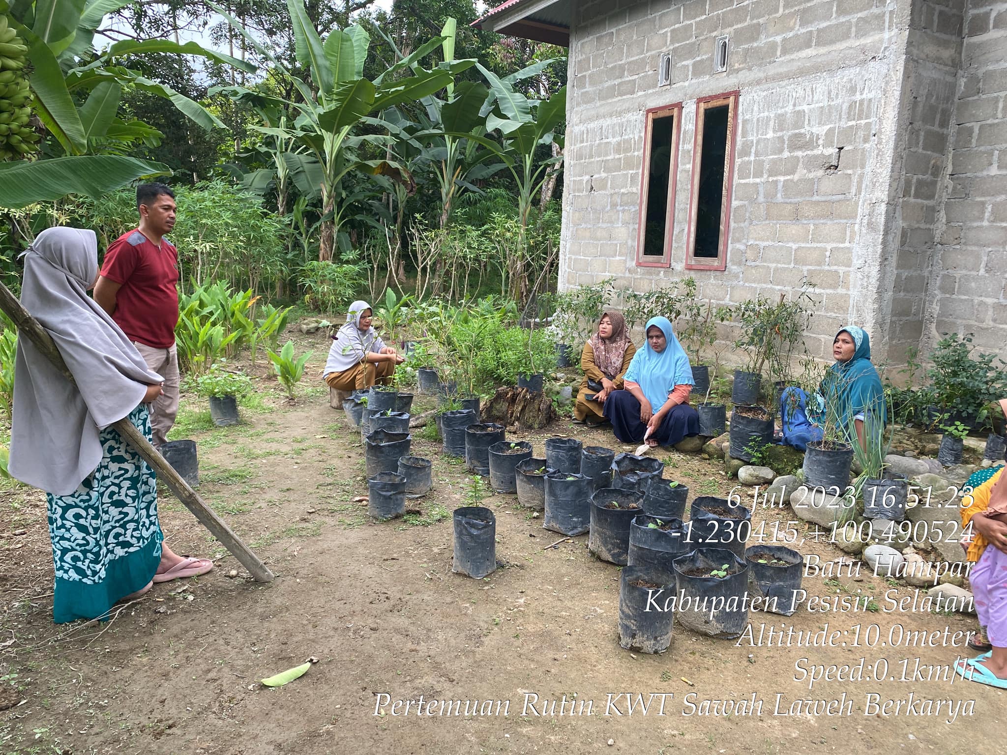 PERTEMUAN RUTIN KWT SAWAH LAWEH BERKARYA KEC. KOTO XI TARUSAN