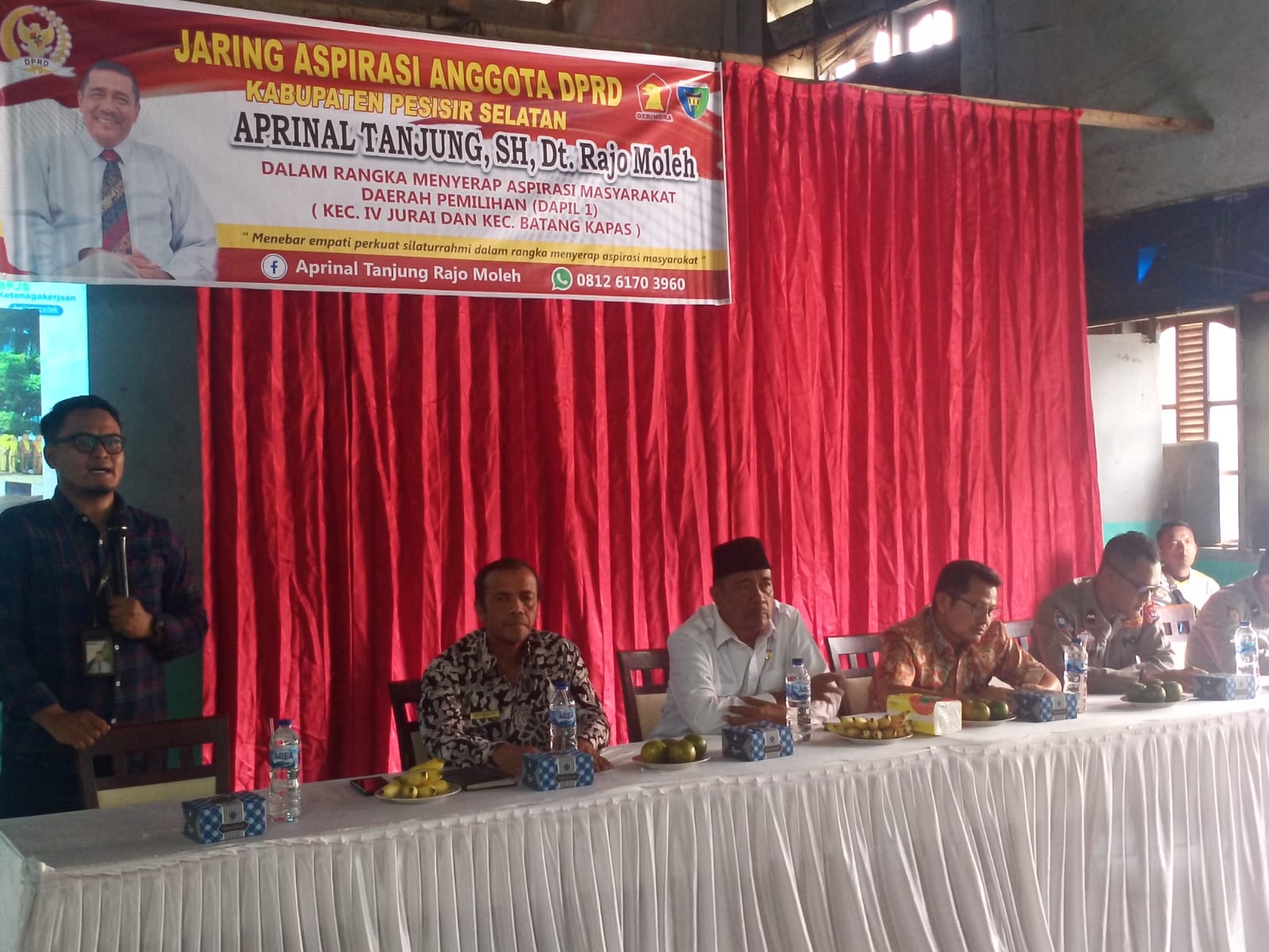 Menghadiri acara  penyerahan kartu BPJS Kesehatan, Penyerahan Kartu BPJS Ketenagakerjaan dan penjari