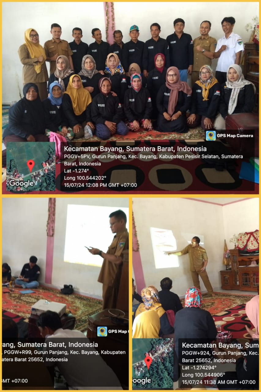 Kegiatan Sekolah Lapang (SL) ternak sapi di Kel. Air mati Nagari Gurun panjang utara Bayang