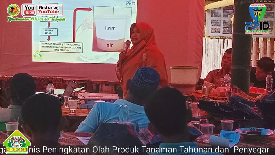 PELATIHAN TEKNIS PENINGKATAN OLAHAN PRODUK TANAMAN TAHUNAN DAN PENYEGAR