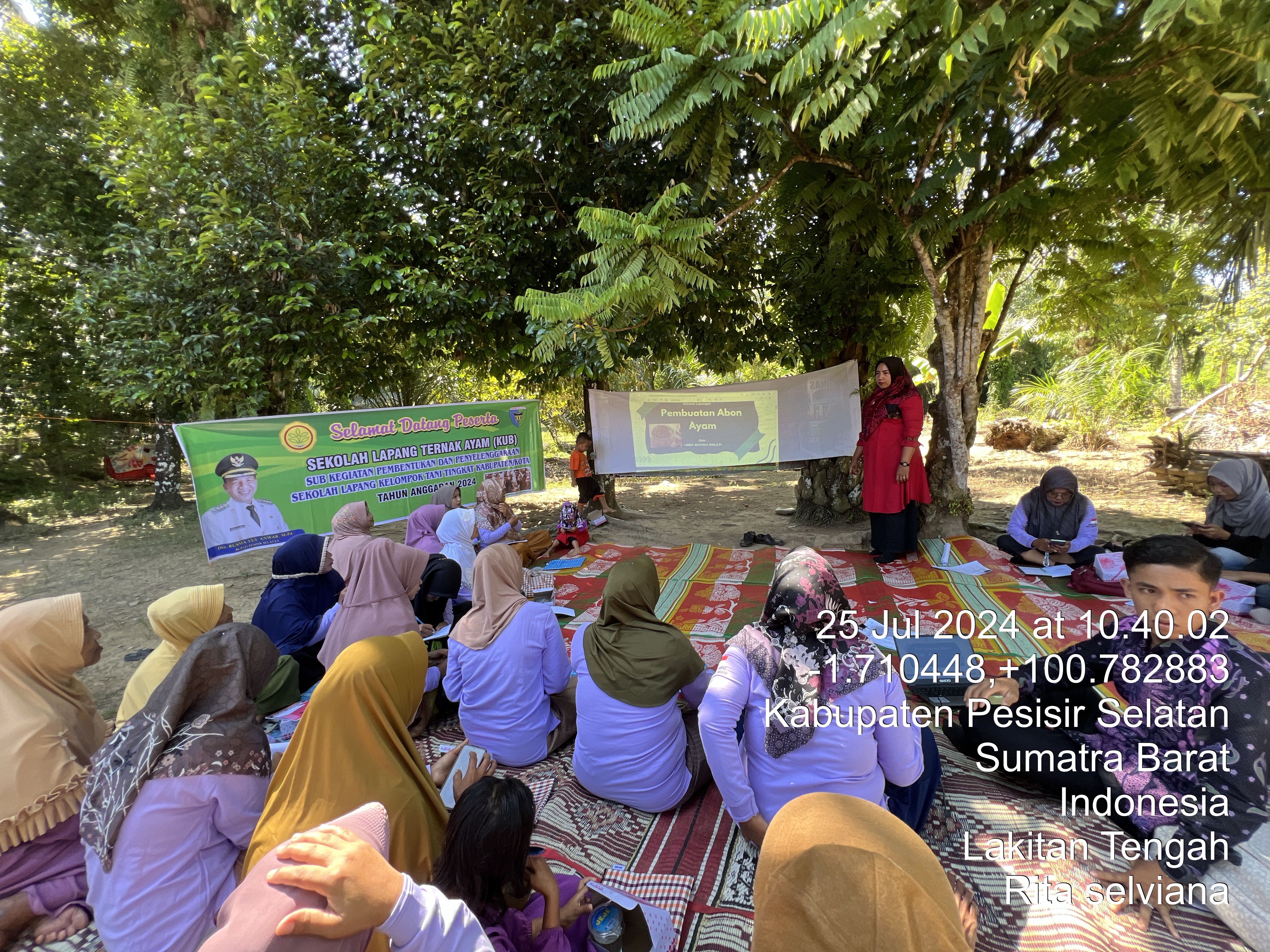 Pelaksanaan Sekolah Lapangan di kelompok  HARAPAN DUA