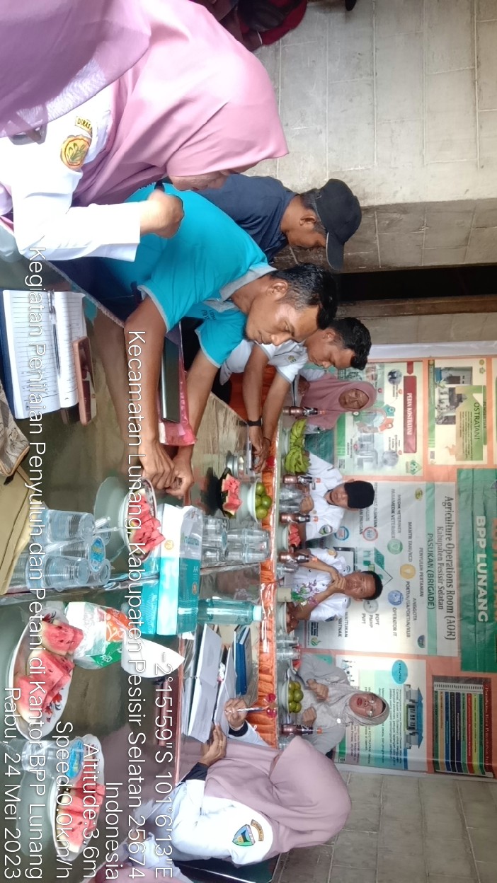 BPP Lunang Melaksanakan Kegiatan Penilaian Penyuluh Pertanian Teladan, Penyuluh Swadaya, Kelompok Ta