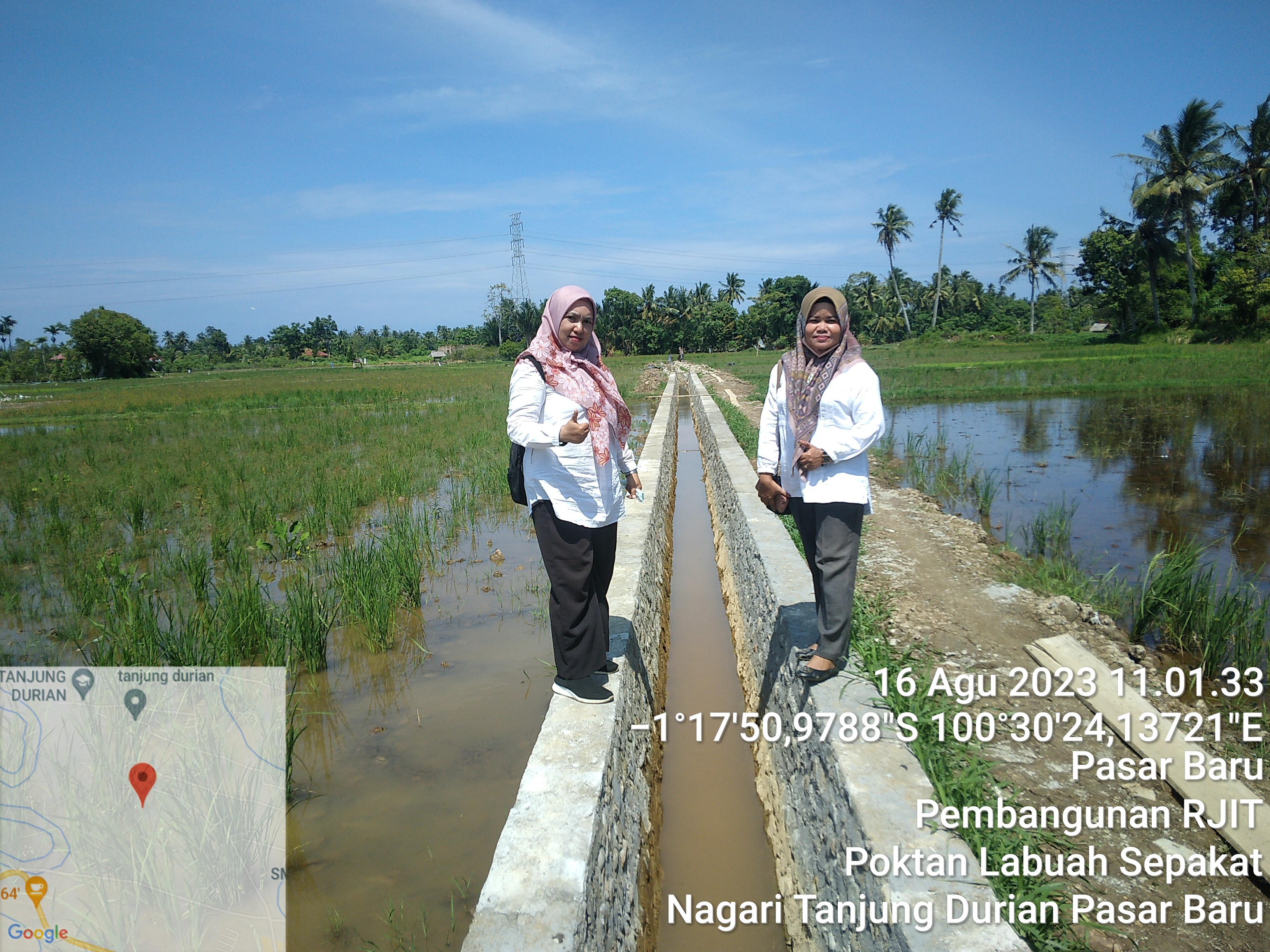 Monev Kegiatan RJIT di Poktan Labuah Sepakat