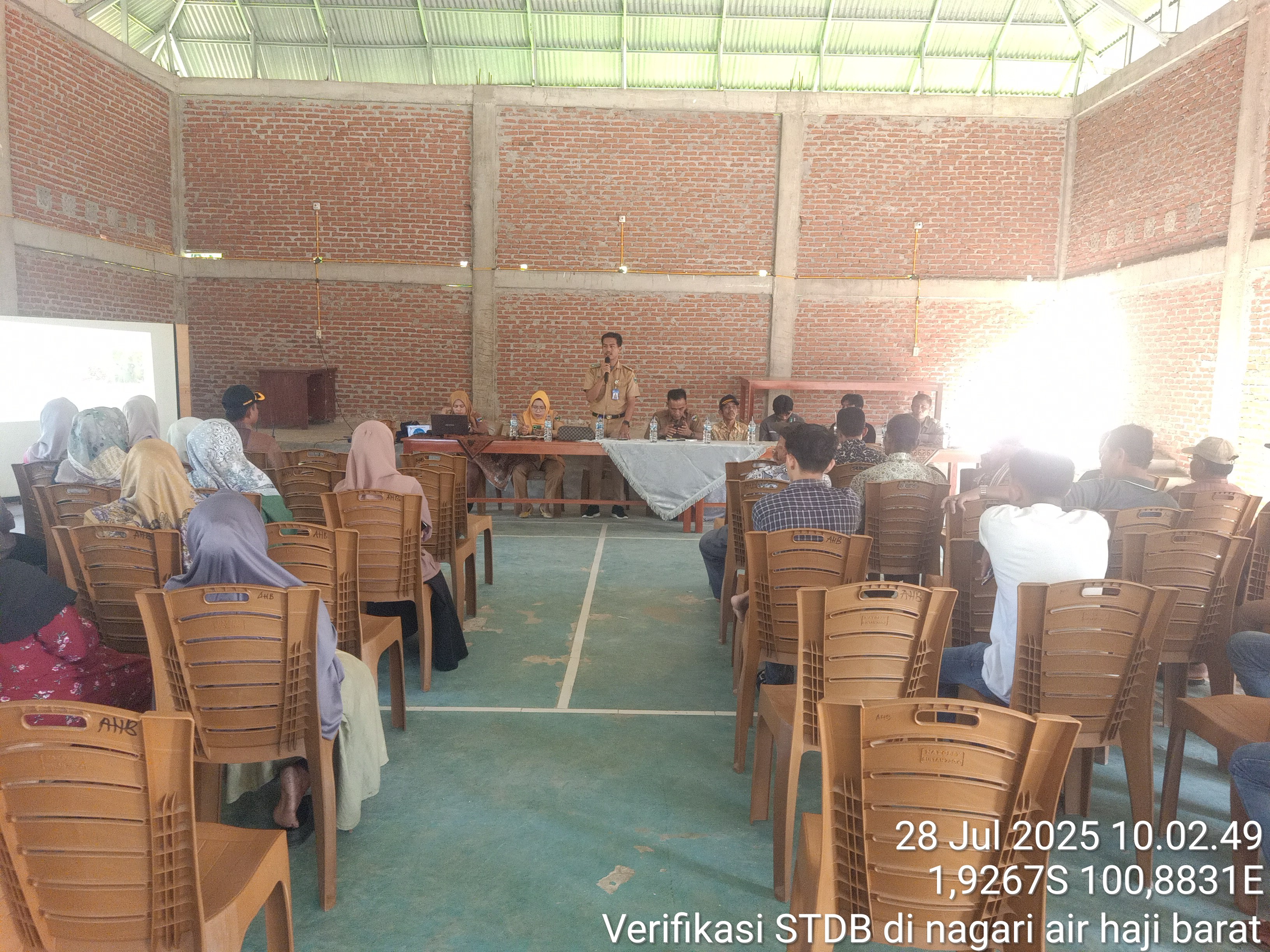 ACARA RAPAT VERIFIKASI STDB DI NAGARI AIR HAJI BARAT