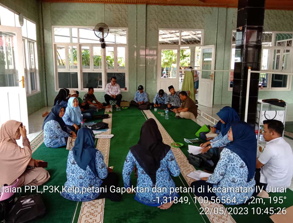 Penilaian Penyuluh dan Petani, kelompok tani dan Gapoktan Tingkat Kabupaten di BPP IV Jurai  