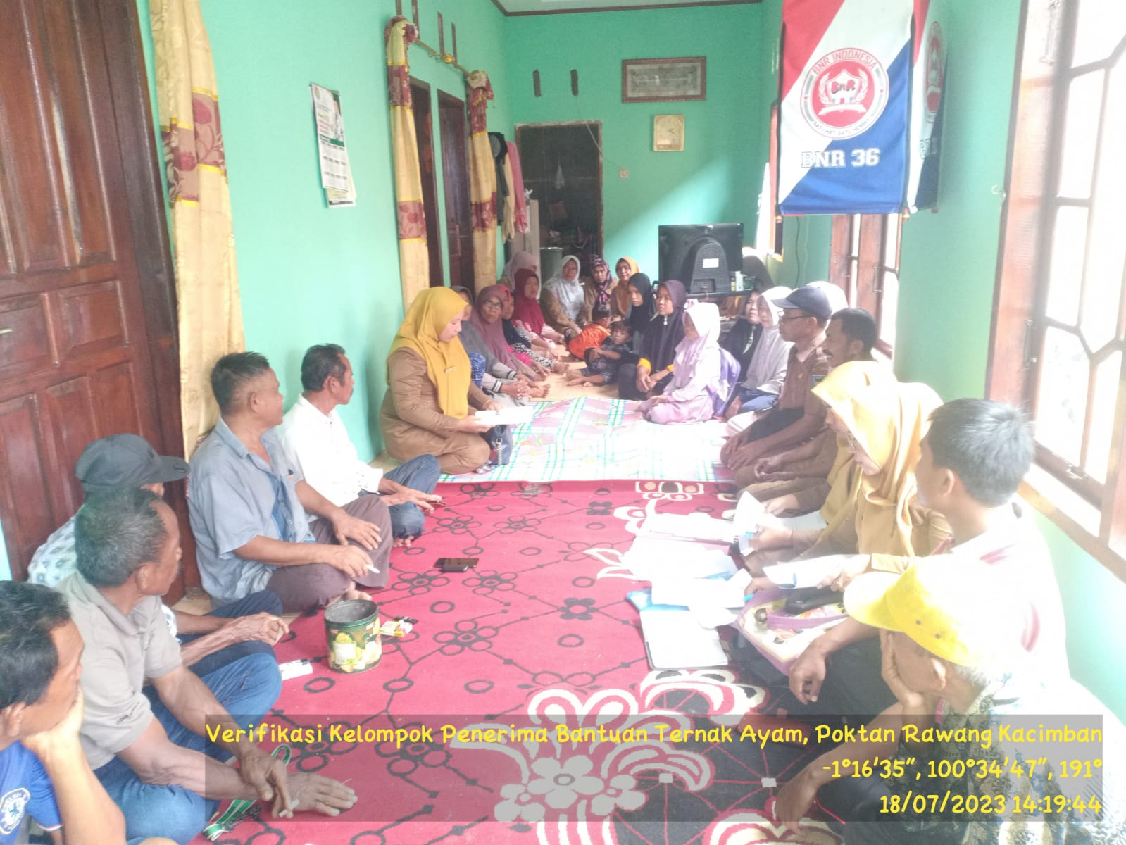 BIDANG PETERNAKAN MELAKUKAN CP/CL KELOMPOK PENERIMA BANTUAN UNGGAS TH.2023