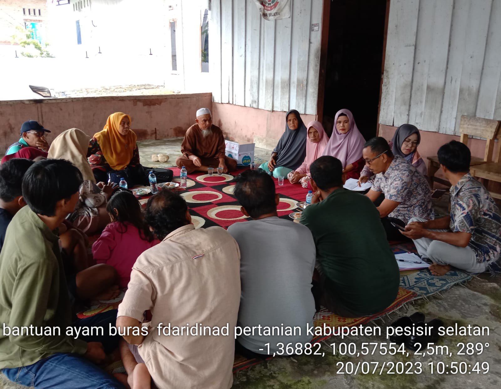 Cpcl Bantuan Ayam Buras di Poktan Sungai Nipah Nagari Painan Selatan Painan