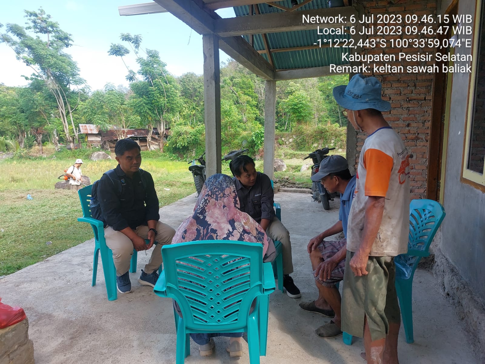 Mendampingi Tim CPCL   Perkebunan di Nagari Kubang kecamatan Bayang