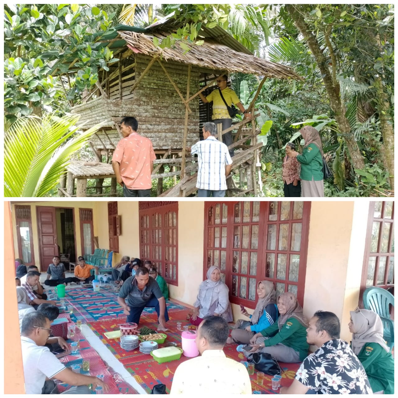 BIDANG PETERNAKAN MENDAMPINGI TIM PROVINSI CP/CL KELOMPOK PENERIMA BANTUAN KAMBING DI KEC.IV JURAI