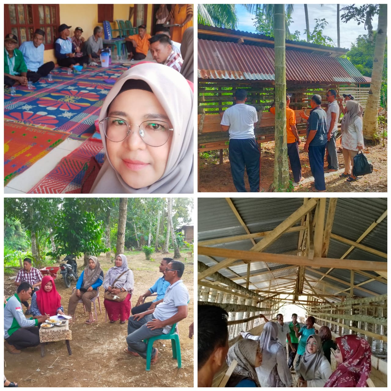 BIDANG PETERNAKAN MENDAMPINGI TIM PROVINSI CP/CL KELOMPOK PENERIMA BANTUAN KAMBING TAHUN 2023