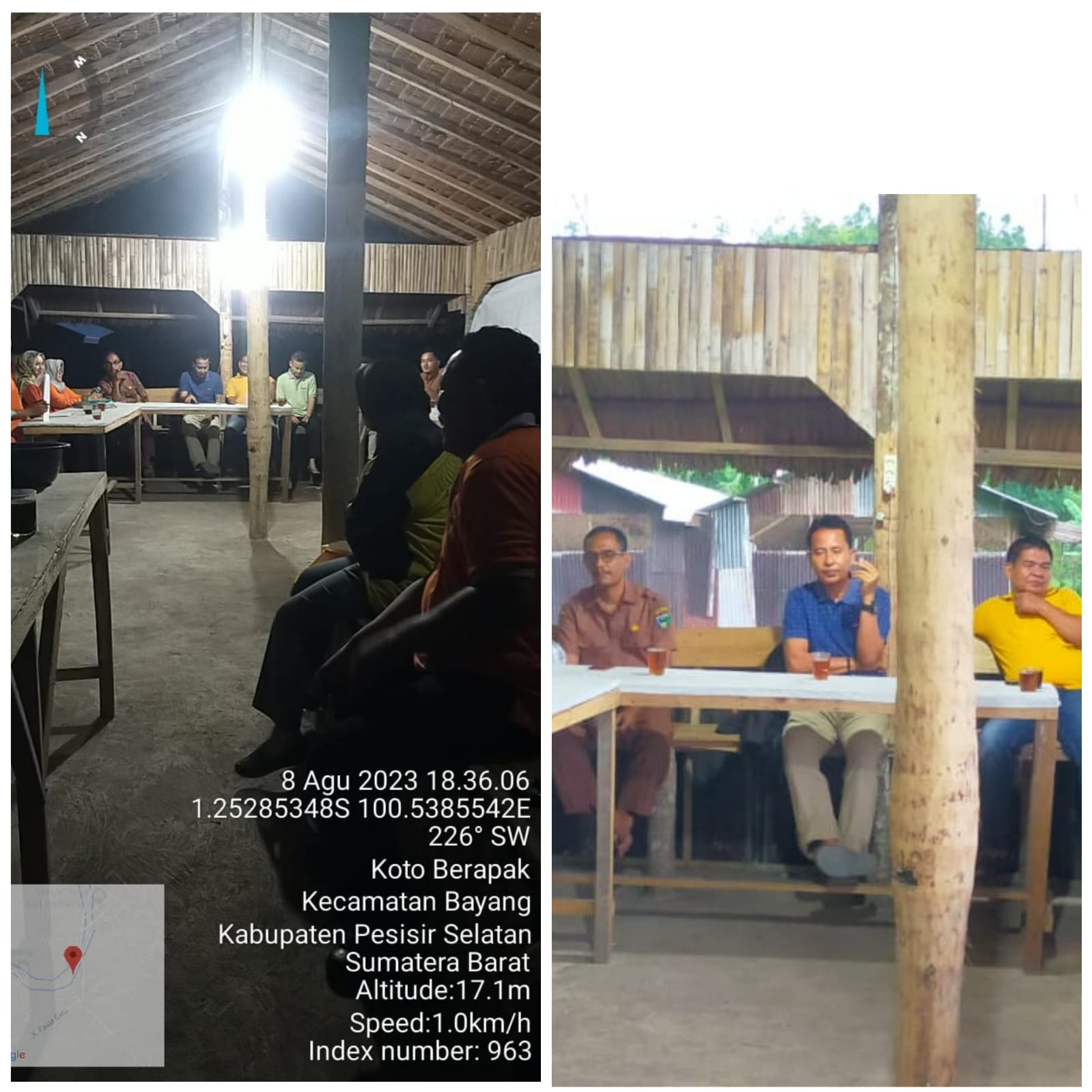 BIDANG PETERNAKAN MENDAMPINGI TIM PROVINSI VERIFIKASI KELOMPOK BANTUAN UNGGAS DI KEC.BAYANG