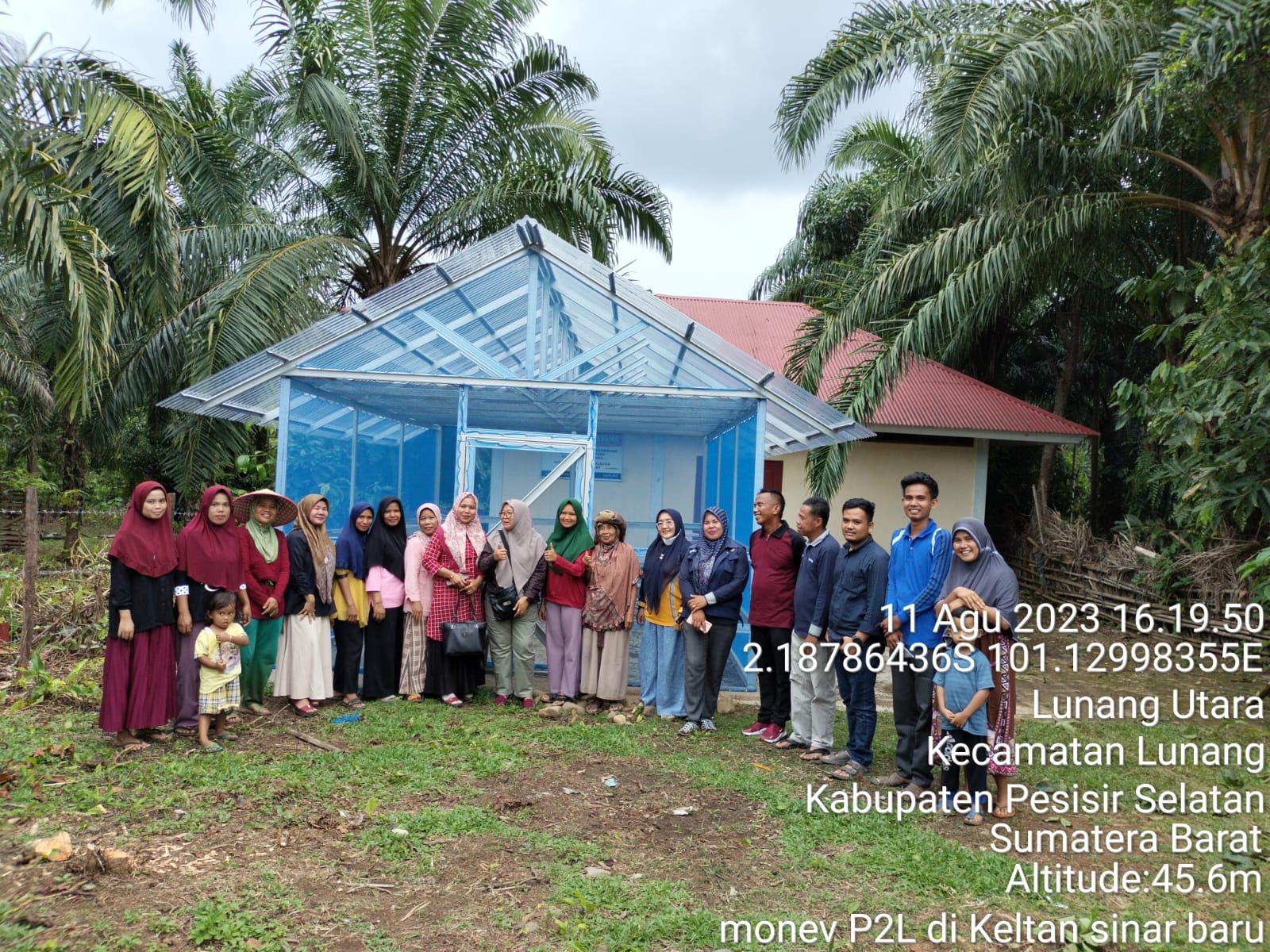 MONEV KEGIATAN P2L DI KELTAN SINAR BARU KECAMATAN LUNANG